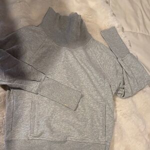 Women's Gray Turtleneck Sweater